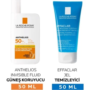 La Roche-Posay Anthelios Shaka Fluid SPF50+ 50 ml +Effaclar Gel 50 ml