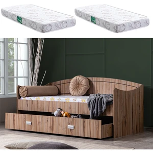 Yavrulu Karyola, Akasya Yavrulu Yatak + 2 Adet Comfort Yatak