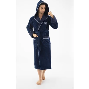 All Star Nakışlı Bambu Cotton Erkek Bornozu