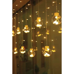 Işıklı Top Perde LED