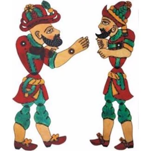 Yyb Hacivat ve Karagöz Kukla Oyun Seti Geleneksel Oyun