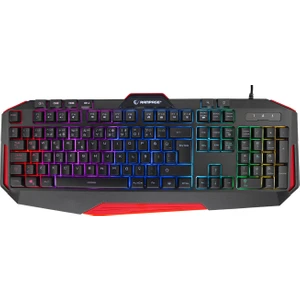 KB-RX7 ALPOR PRO  Sese Duyarlı RGB Aydınlatmalı Q Gaming Oyuncu Klavyesi