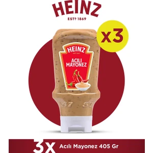 Acılı Mayonez 405 gr - 3'lü Paket