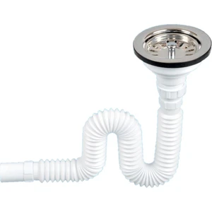 Güzelce Yapı Körüklü Lavabo Sifonu Geniş Ağızlı
