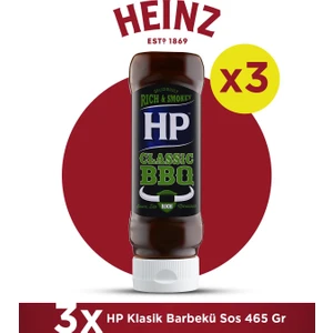 Hp Klasik Woodsmoke Barbekü Sos 465 gr - 3'lü Paket