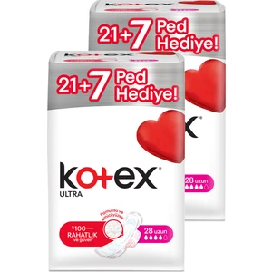 Ultra Uzun Ped 28'li 2'li Set