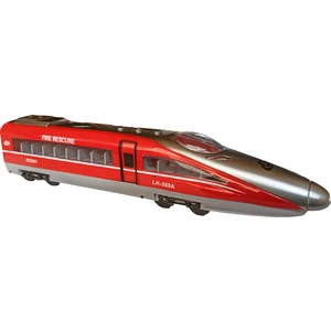 Hızlı Tren Sesli, Işıklı Sürtmeli 28CM. Oyuncak Hızlı Tren