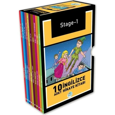 Stage - 1 Ingilizce Hikaye Kitap Seti 10 Adet - Lyman Frank