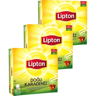 Lipton Doğu Karadeniz Bardak Poşet Çay 100 x 2 Gr. Üçlü