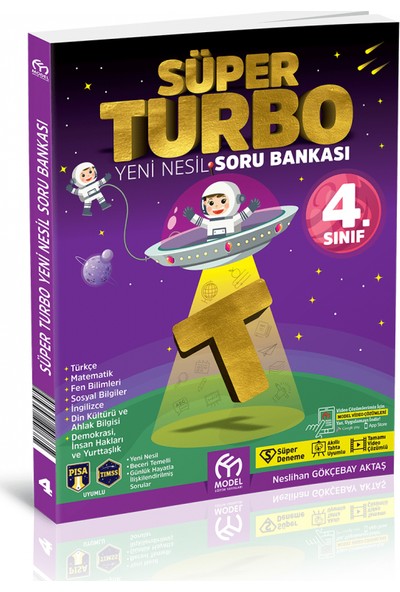 Model Yayınları 4.Sınıf Süper Turbo Yeni Nesil Soru Bankası