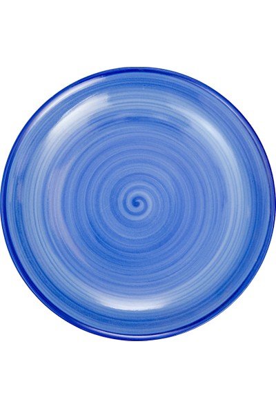 Reborn Berkay 4'lü El Dekoru Mavi Servis Tabağı 24 cm