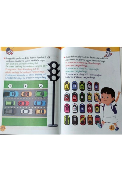 Harika Çocuk 4-6 Yaş Matematik, Kodlama, Dikkat ve Zeka Geliştirici Etkinlik Seti 15 Kitap