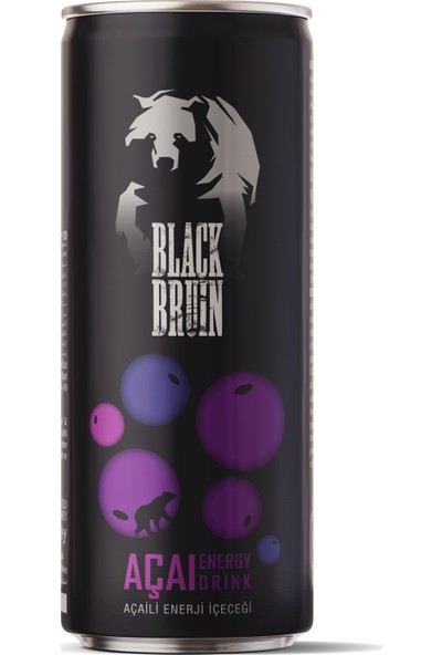 Black Bruin Açaili Enerji Içeceği 250 ml x 12'li