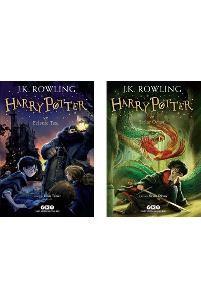 Harry Potter Serisi 1. ve 2. Kitaplar - Felsefe Taşı - Sırlar Odası