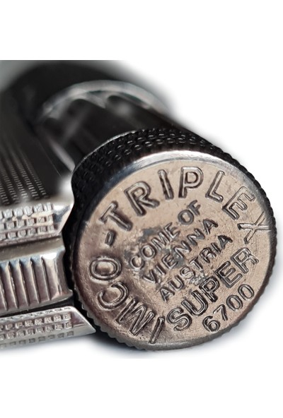 Imco Avusturya Triplex-Super 3700 Benzinli Muhtar Çakmağı Gümüş