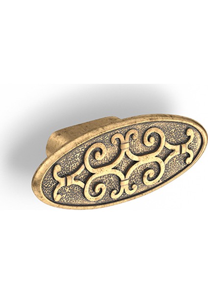 Journey Jr Düğme Kulp Antik Bronz 32MM