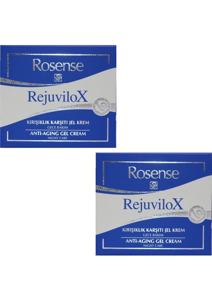 Rejuvilox Anti-Aging Gece Kremi 50 ml x 2 Adet