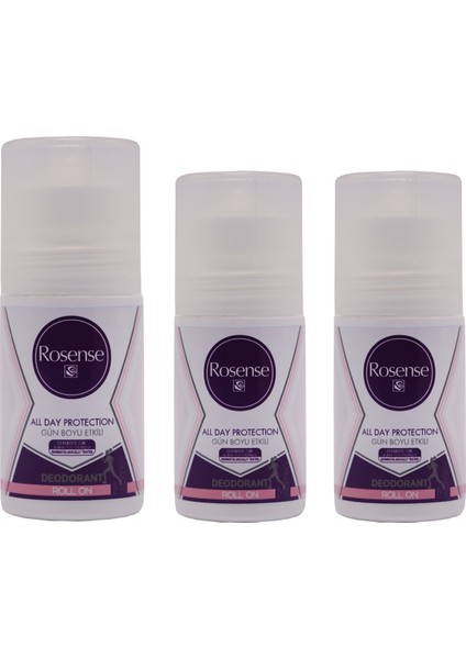 Roll On Bayan 50 ml x 3 Adet