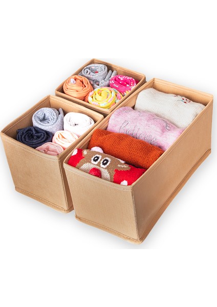Bej Çekmece Içi Düzenleyici Organizer Set