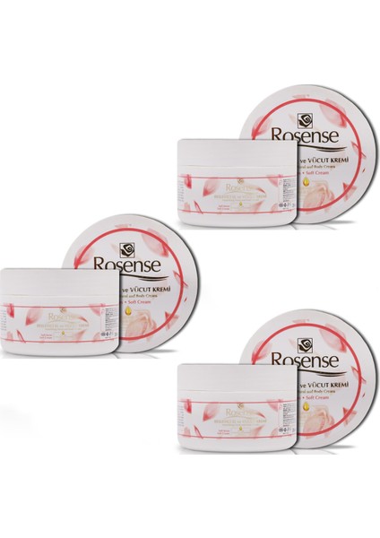 El ve Vücut Soft Krem Kavanoz 250 ml x 3 Adet