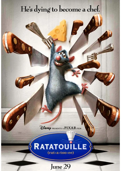 Ratatoille Film Afişi Poster (35 x 50 Cm.)