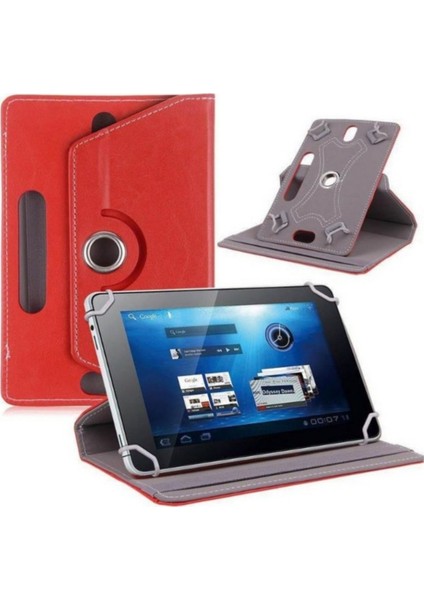 Reeder M7S 7" 360°DÖNEBILEN Kapaklı Standlı Universal Tablet Kılıfı