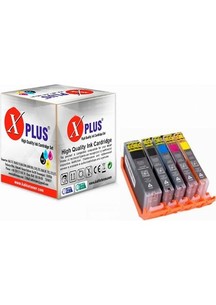 Xplus® Canon Pixma TS8250 PGI-580XL-CLI-581XL Kartuş Takım Set