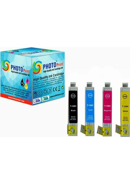 ® Stylus BX925FW Uyumlu 4 Renk Muadil Kartuş Seti