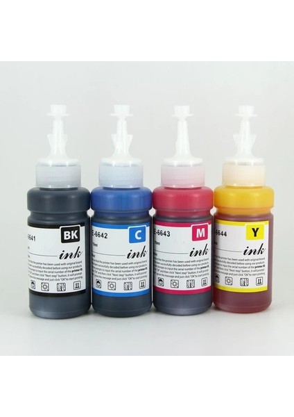 ® Ecoprınter L550 Uyumlu 4 Renk Mürekkep Seti