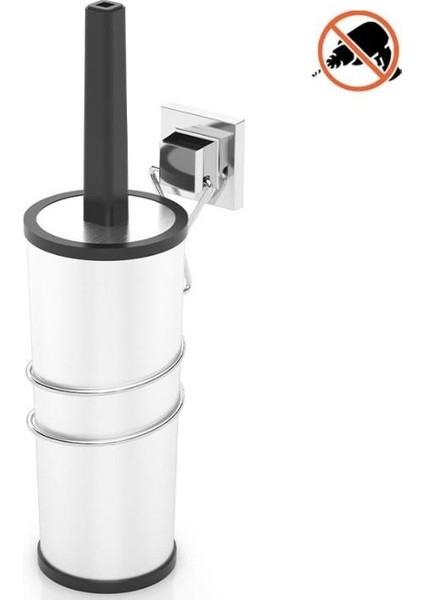 Yapışkanlı Klozet Fırçası Krom EF094 fiyatları