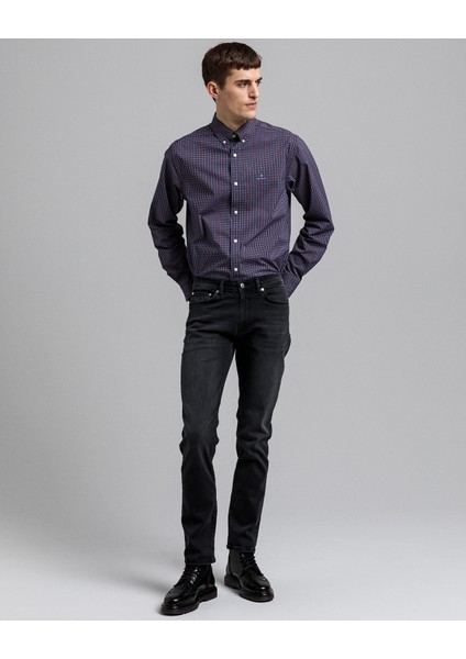 Erkek Siyah Slim Fit Jean Pantolon 1000179.951