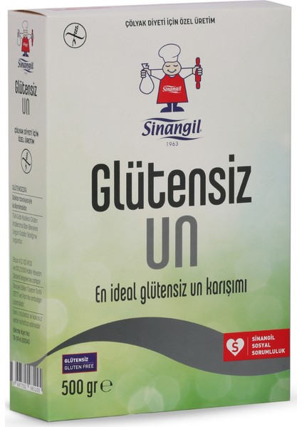 Glutensiz Un 500 gr x 3'lü