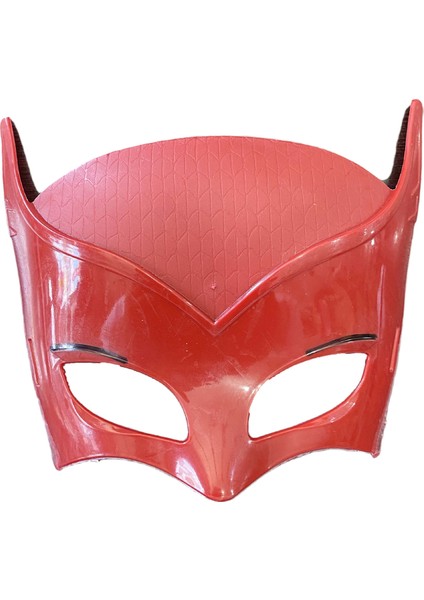 Karakter Maske - Baykuş Maske - Pj Mask - Kırmızı