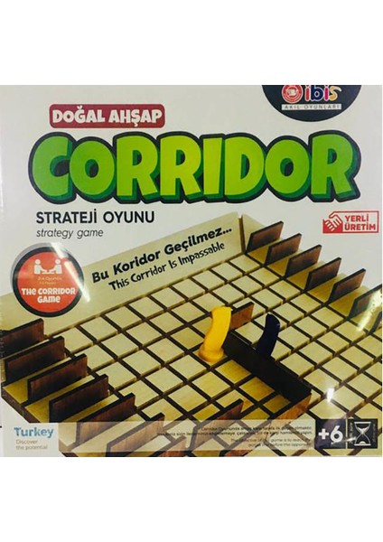 Doğal Ahşap Corridor - Zeka ve Strateji Oyunu