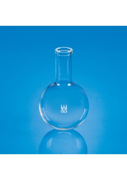 Şilifsiz Balon Dibi Düz Cam 25 ml