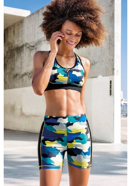 Yeni Inci Desenli (Yoga-Fitness-Pilates-Koşu) Sporcu Tayt Alt Üst Takım