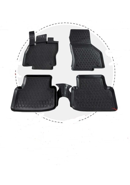 Honda Cr-V 2013+ 3D Havuzlu Paspas