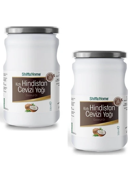 Shiffa Home Hindistan Cevizi Yağı 330 ml x 2'li