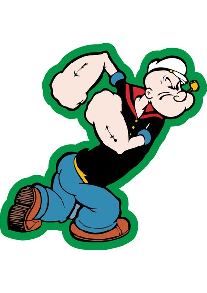 Popeye-Temel Reis Sticker - 23132