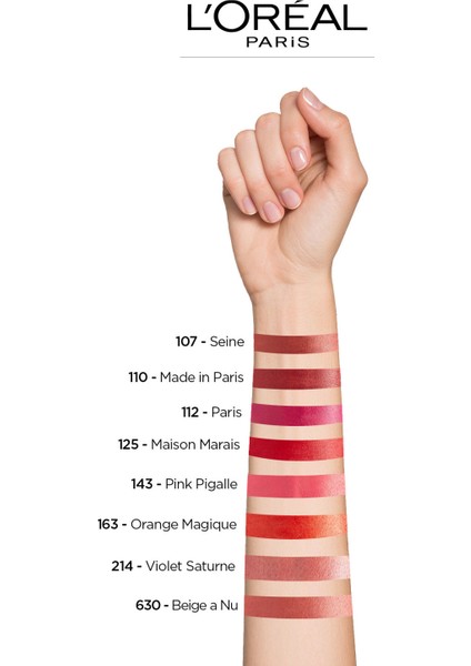 Color Riche Saten Bitişli Ruj 107 Seine Sunset - Nude
