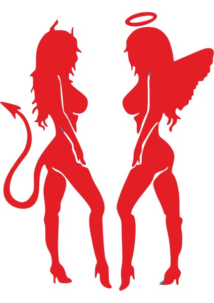 Melek ve Şeytan Sticker - 15036