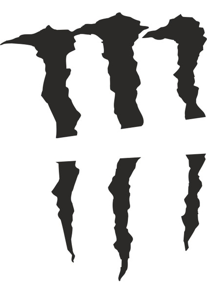 Monster Pençe Izi Sticker - 15045