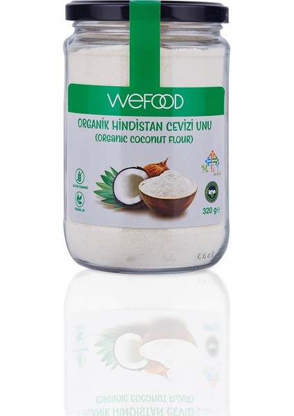 Organik Glütensiz Hindistan Cevizi Unu 320 gr