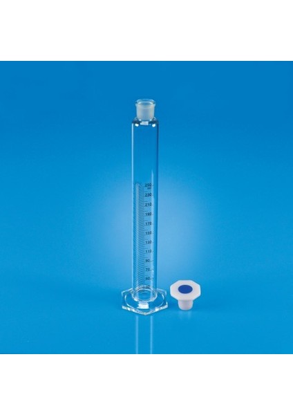 Şilifli Kapaklı Cam Çalkalama Mezürü 250 ml
