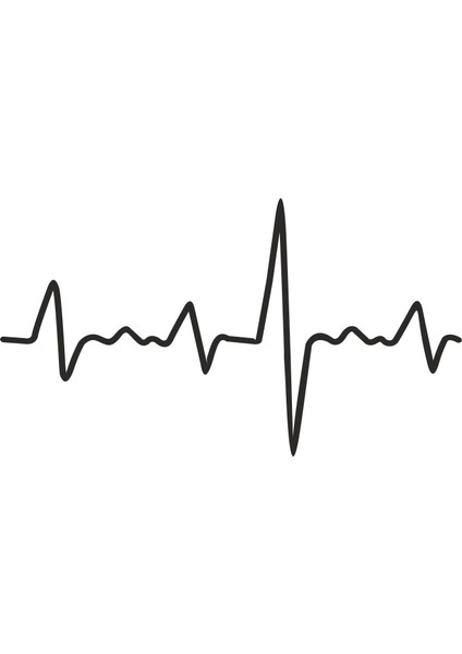 Kalp Atışı Sticker - 15087