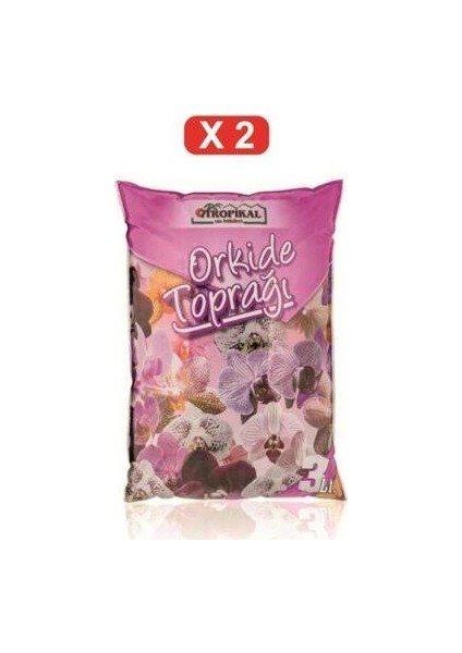 Tropikal Doğal Orkide Toprağı 3 lt