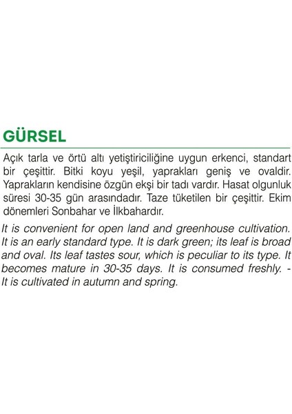 Agro Tohum Ata Tohumu Yerli Kuzukulağı Gürsel 1 gr 1000 Adet Tohum fiyatları