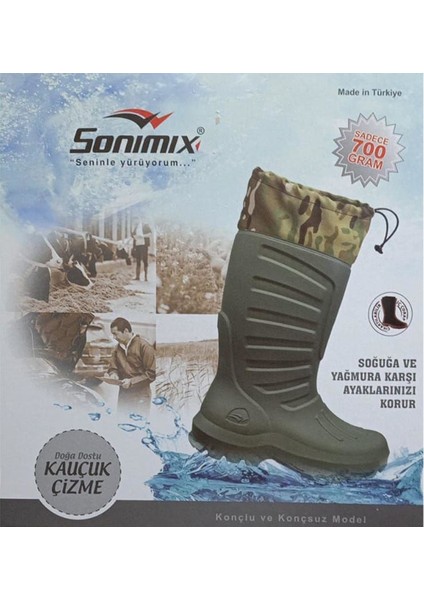 Merdane Eva Avcı Çizme Haki Renk,kamuflaj Konçlu fiyatları