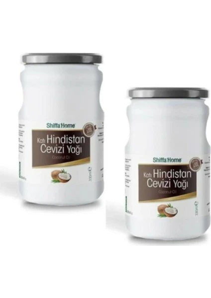 Shiffa Home Katı Hindistan Cevizi Yağ 330ML x 2 Adet