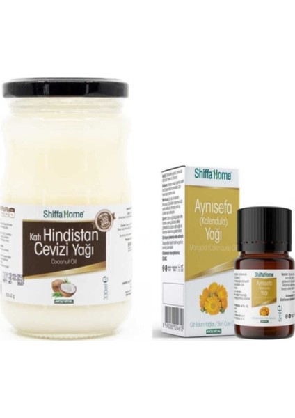 Katı Hindistan Cevizi Yağı 330 ml + Aynısefa Yağı 5 ml